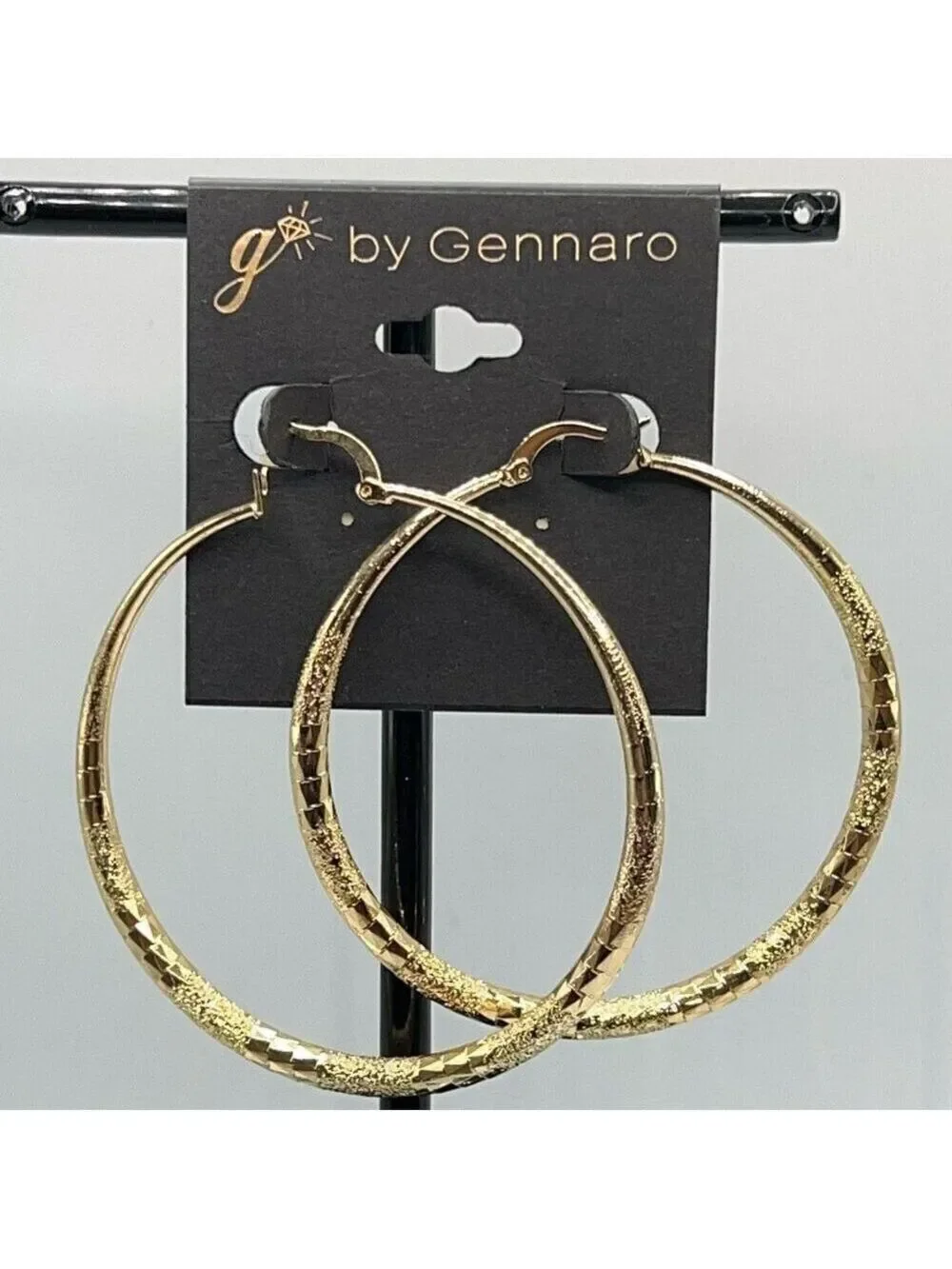 G by GennaroEtched Gold Hoops Earrings $16ea / 3 for $25